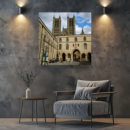 Giclée Mounted Wall Art Prints. Lincoln Cathedral. Lincolnshire. England.