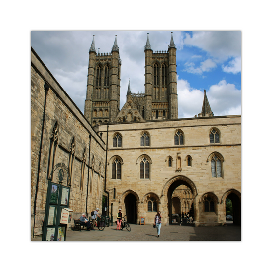 Giclée Mounted Wall Art Prints. Lincoln Cathedral. Lincolnshire. England.