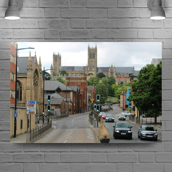Giclée Mounted Wall Art Prints. Lincoln Cathedral. Lincolnshire. England.