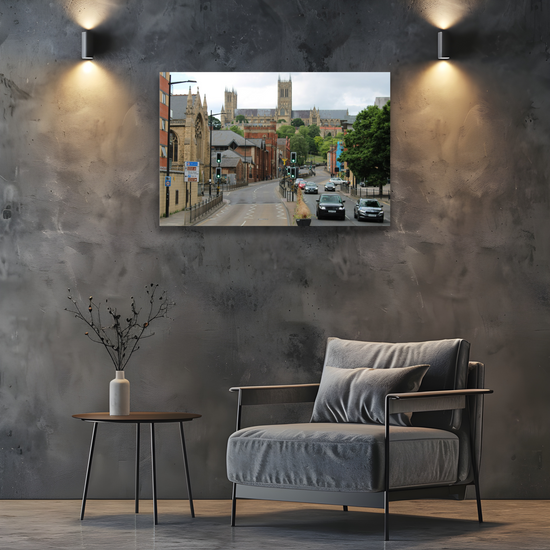 Giclée Mounted Wall Art Prints. Lincoln Cathedral. Lincolnshire. England.