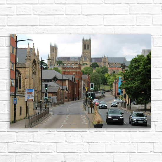 Giclée Mounted Wall Art Prints. Lincoln Cathedral. Lincolnshire. England.