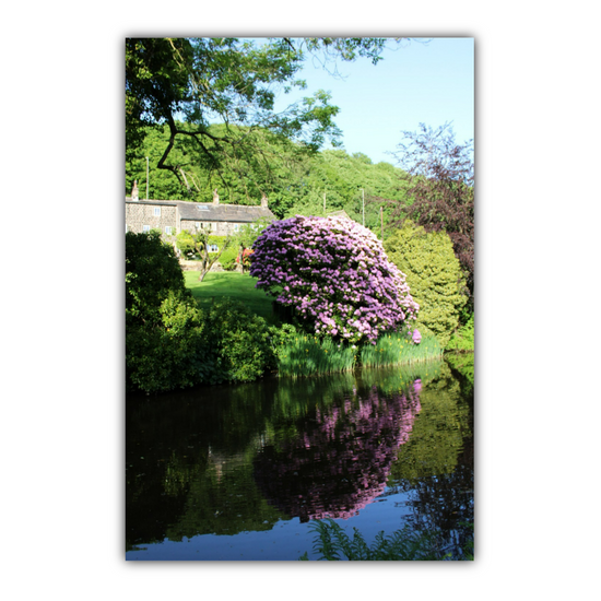 Giclée Mounted Wall Art Prints. Sowerby Bridge. The Rochdale Canal. West Yorkshire. England.