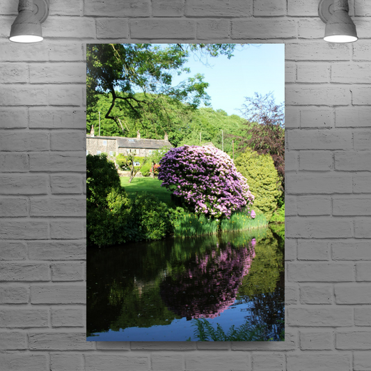 Giclée Mounted Wall Art Prints. Sowerby Bridge. The Rochdale Canal. West Yorkshire. England.