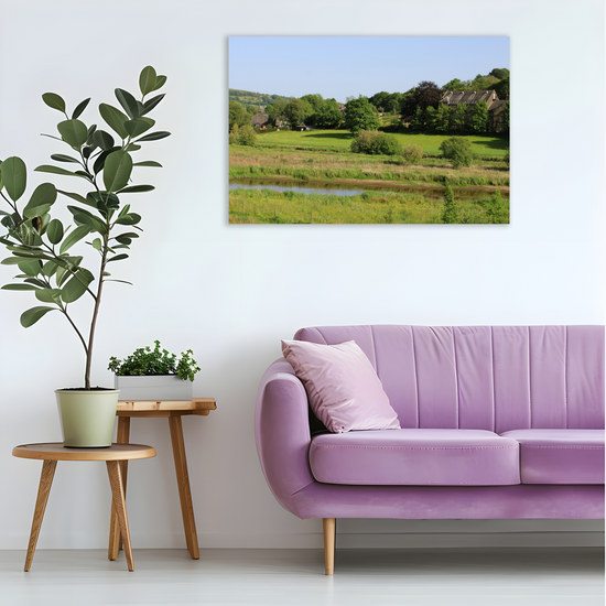 Giclée Mounted Wall Art Prints. Sowerby Bridge. The Rochdale Canal. West Yorkshire. England.