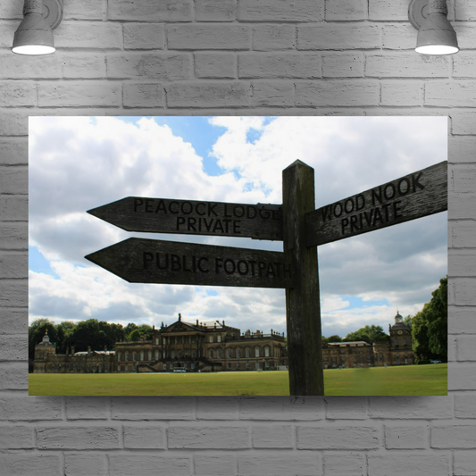Giclée Mounted Wall Art Prints. Wentworth Woodhouse. Rotherham. South Yorkshire. England.