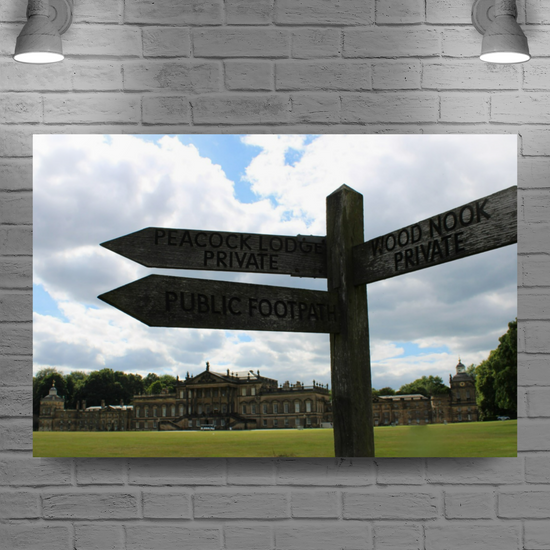 Giclée Mounted Wall Art Prints. Wentworth Woodhouse. Rotherham. South Yorkshire. England.