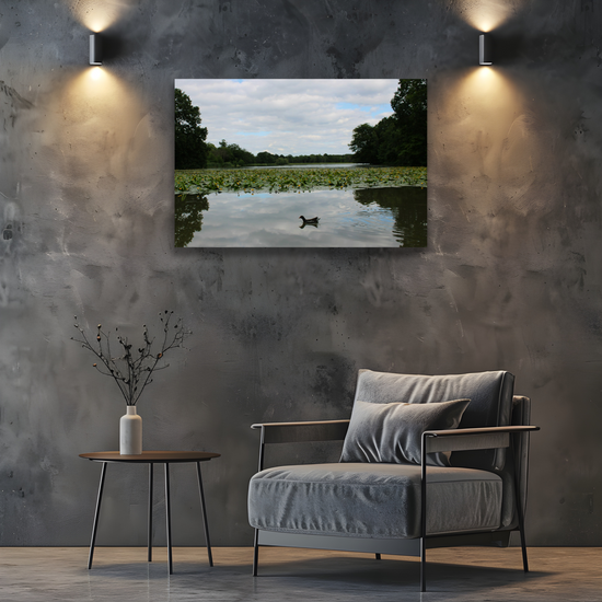 Giclée Mounted Wall Art Prints. Greasbrough Dam. Wentworth Estates. Rotherham. South Yorkshire. England.