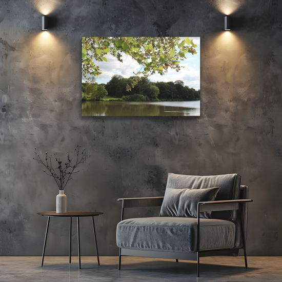 Giclée Mounted Wall Art Prints. Greasbrough Dam. Wentworth Estates. Rotherham. South Yorkshire. England.