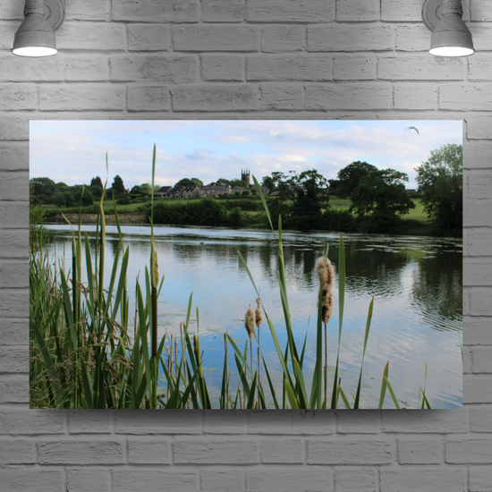 Giclée Mounted Wall Art Prints. Greasbrough Dam. Wentworth Estates. Rotherham. South Yorkshire. England.