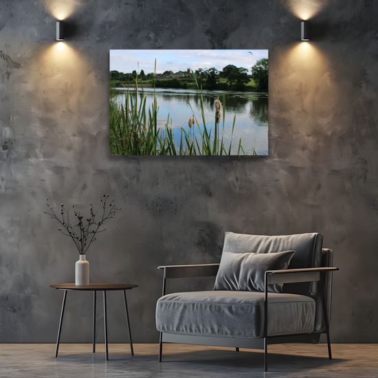 Giclée Mounted Wall Art Prints. Greasbrough Dam. Wentworth Estates. Rotherham. South Yorkshire. England.