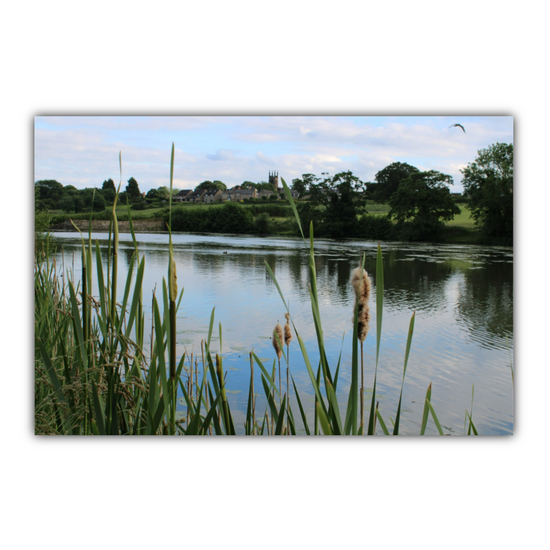Giclée Mounted Wall Art Prints. Greasbrough Dam. Wentworth Estates. Rotherham. South Yorkshire. England.
