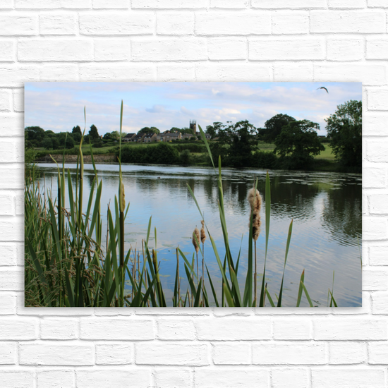 Giclée Mounted Wall Art Prints. Greasbrough Dam. Wentworth Estates. Rotherham. South Yorkshire. England.