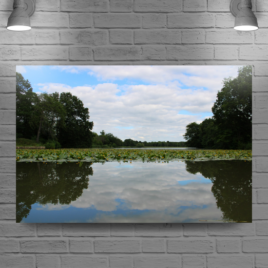 Giclée Mounted Wall Art Prints. Greasbrough Dam. Wentworth  Estates. Rotherham. South Yorkshire. England.