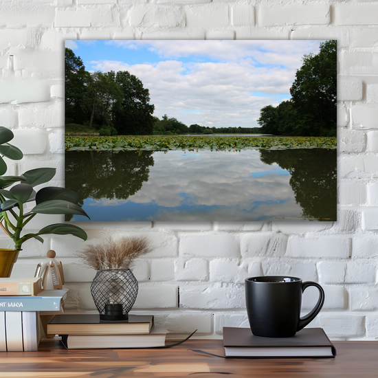Giclée Mounted Wall Art Prints. Greasbrough Dam. Wentworth  Estates. Rotherham. South Yorkshire. England.
