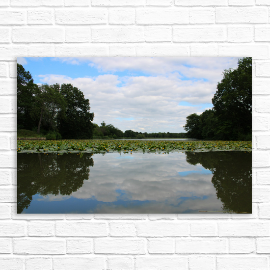 Giclée Mounted Wall Art Prints. Greasbrough Dam. Wentworth  Estates. Rotherham. South Yorkshire. England.