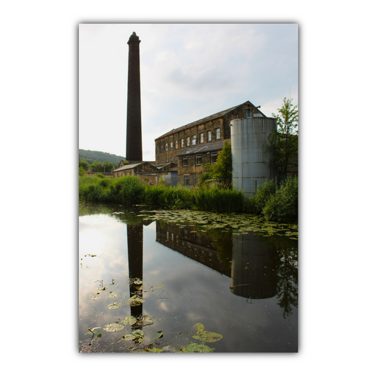 Giclee Mounted Wall Art Prints. Bingley. The Leeds To Liverpool Canal. West Yorkshire. England.