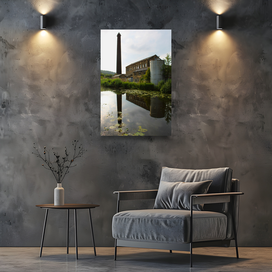 Giclee Mounted Wall Art Prints. Bingley. The Leeds To Liverpool Canal. West Yorkshire. England.