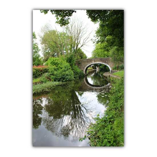 Giclée Mounted Wall Art Prints. Bingley. The Leeds To Liverpool Canal. West Yorkshire. England.