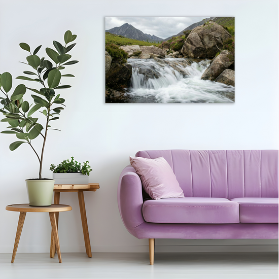 Giclée Mounted Wall Art Prints. The Glen Rosa Trail. Isle of Arran. Scotland.
