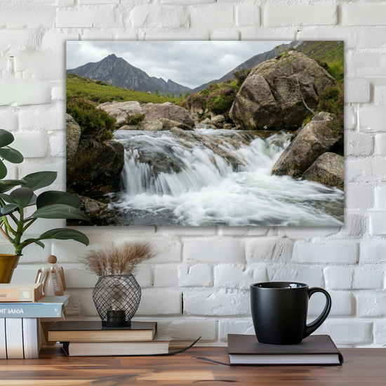 Giclée Mounted Wall Art Prints. The Glen Rosa Trail. Isle of Arran. Scotland.