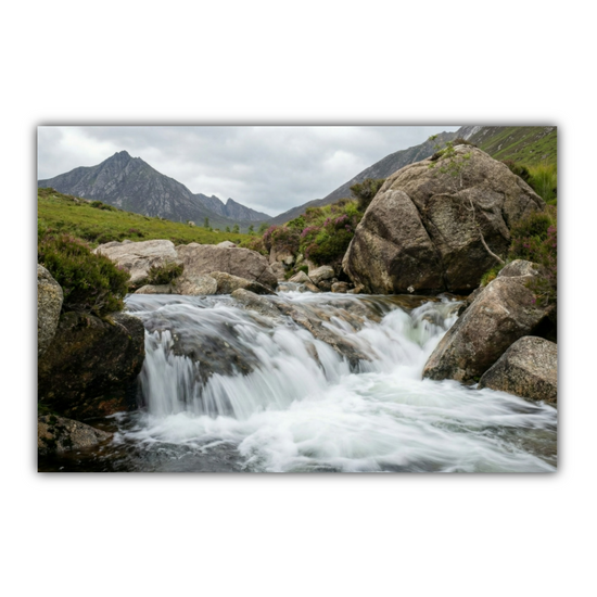 Giclée Mounted Wall Art Prints. The Glen Rosa Trail. Isle of Arran. Scotland.