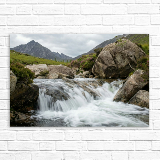 Giclée Mounted Wall Art Prints. The Glen Rosa Trail. Isle of Arran. Scotland.