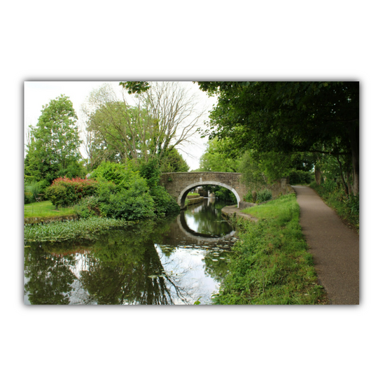 Giclée Mounted Wall Art Prints. Bingley. The Leeds To Liverpool Canal. West Yorkshire. England.