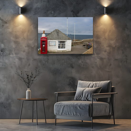 Giclee Mounted Wall Art Prints. Portscatho. Cornwall. England.