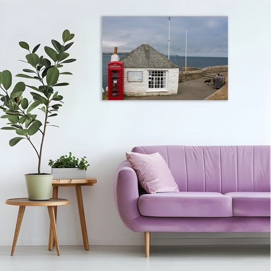 Giclee Mounted Wall Art Prints. Portscatho. Cornwall. England.