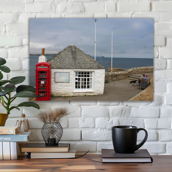 Giclee Mounted Wall Art Prints. Portscatho. Cornwall. England.