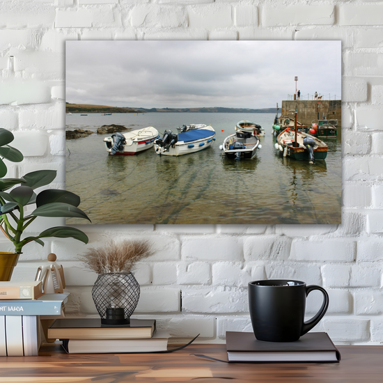 Giclee Mounted Wall Art Prints. Portscatho. Cornwall. England.
