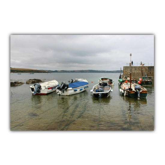 Giclee Mounted Wall Art Prints. Portscatho. Cornwall. England.