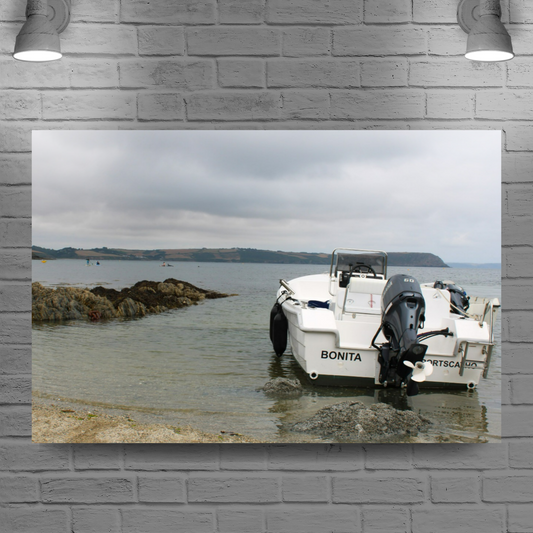 Giclee Mounted Wall Art Prints. Portscatho. Cornwall. England.