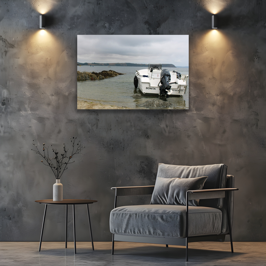 Giclee Mounted Wall Art Prints. Portscatho. Cornwall. England.