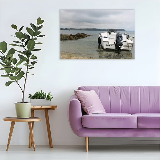 Giclee Mounted Wall Art Prints. Portscatho. Cornwall. England.
