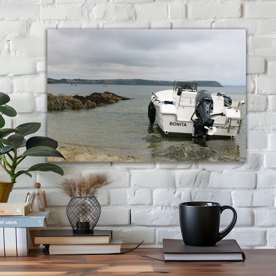 Giclee Mounted Wall Art Prints. Portscatho. Cornwall. England.