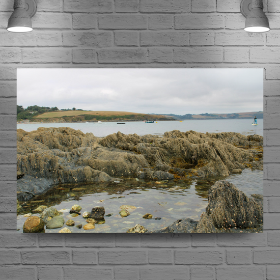 Giclee Mounted Wall Art Prints. Portscatho. Cornwall. England.