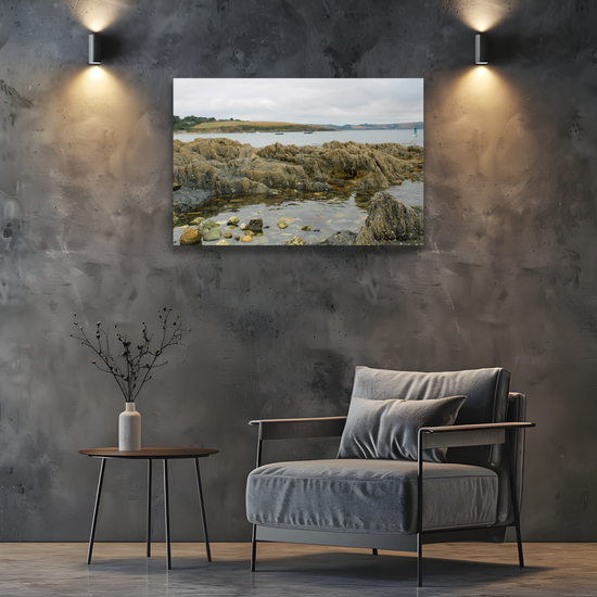 Giclee Mounted Wall Art Prints. Portscatho. Cornwall. England.