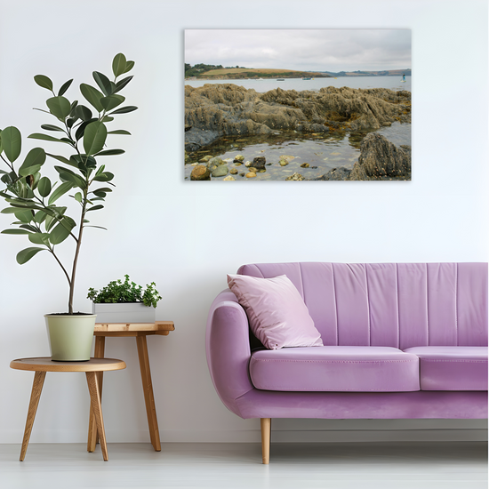 Giclee Mounted Wall Art Prints. Portscatho. Cornwall. England.