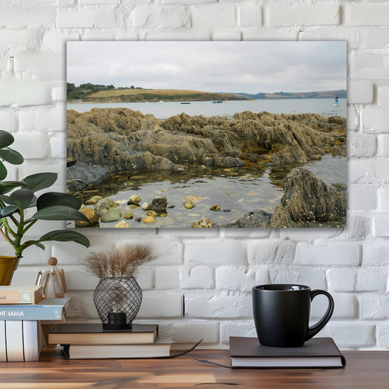 Giclee Mounted Wall Art Prints. Portscatho. Cornwall. England.