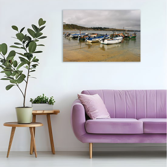Giclee Mounted Wall Art Prints. Portscatho. Cornwall. England.
