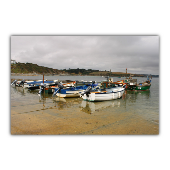 Giclee Mounted Wall Art Prints. Portscatho. Cornwall. England.
