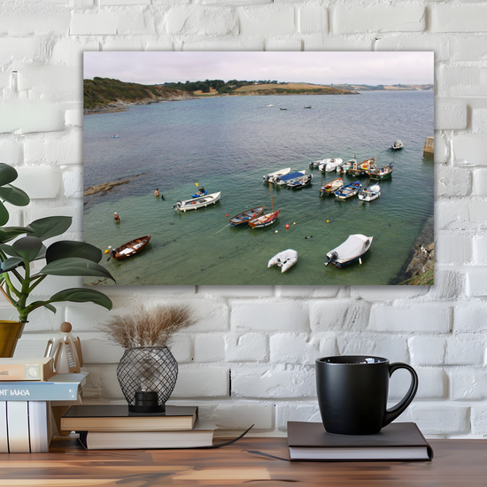 Giclee Mounted Wall Art Prints. Portscatho. Cornwall. England.