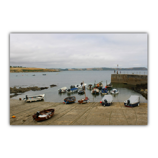 Giclee Mounted Wall Art Prints. Portscatho. Cornwall. England.