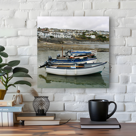 Giclee Mounted Wall Art Prints. Portscatho. Cornwall. England.
