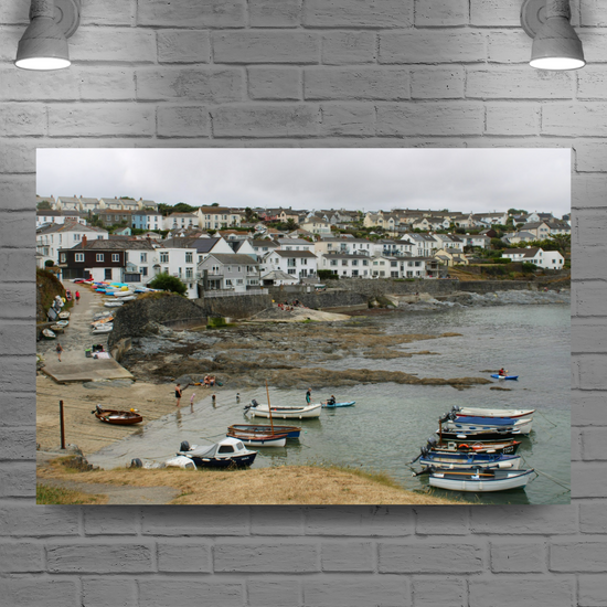 Giclee Mounted Wall Art Prints. Portscatho. Cornwall. England.