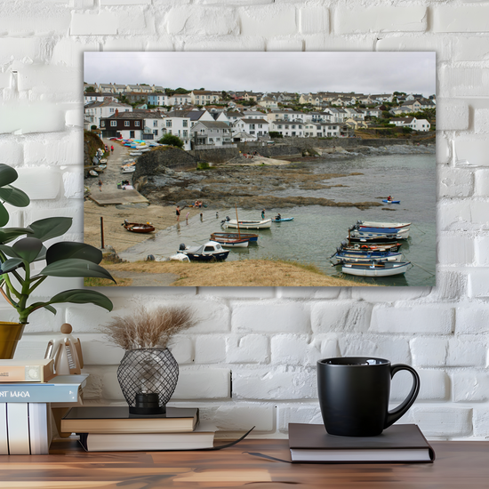 Giclee Mounted Wall Art Prints. Portscatho. Cornwall. England.