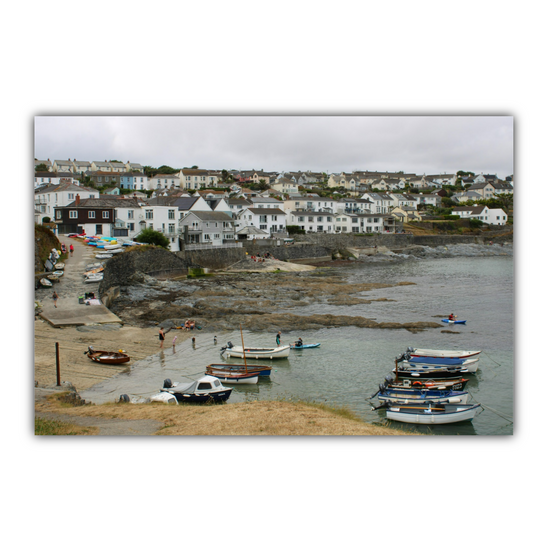 Giclee Mounted Wall Art Prints. Portscatho. Cornwall. England.
