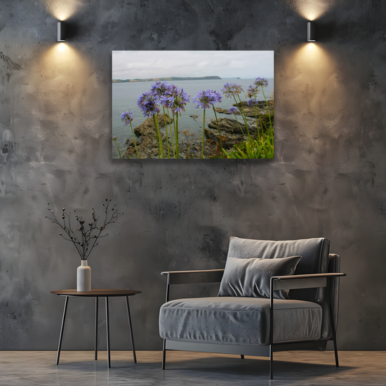 Giclee Mounted Wall Art Prints. Portscatho. Cornwall. England.