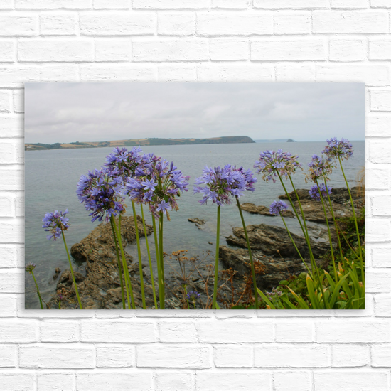 Giclee Mounted Wall Art Prints. Portscatho. Cornwall. England.